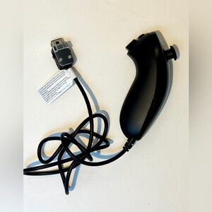 Nintendo Wii Nunchuck Controller. Black.